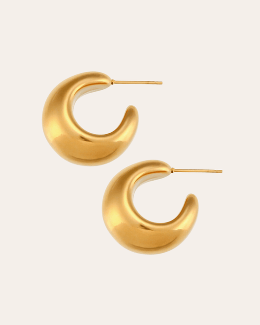 heylove PENDIENTES AROS AMAZONAS ACERO 18/22 MM