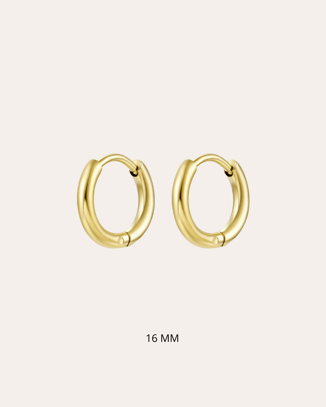 heylove PENDIENTES AROS BASICOS DE ACERO 10-30 MM