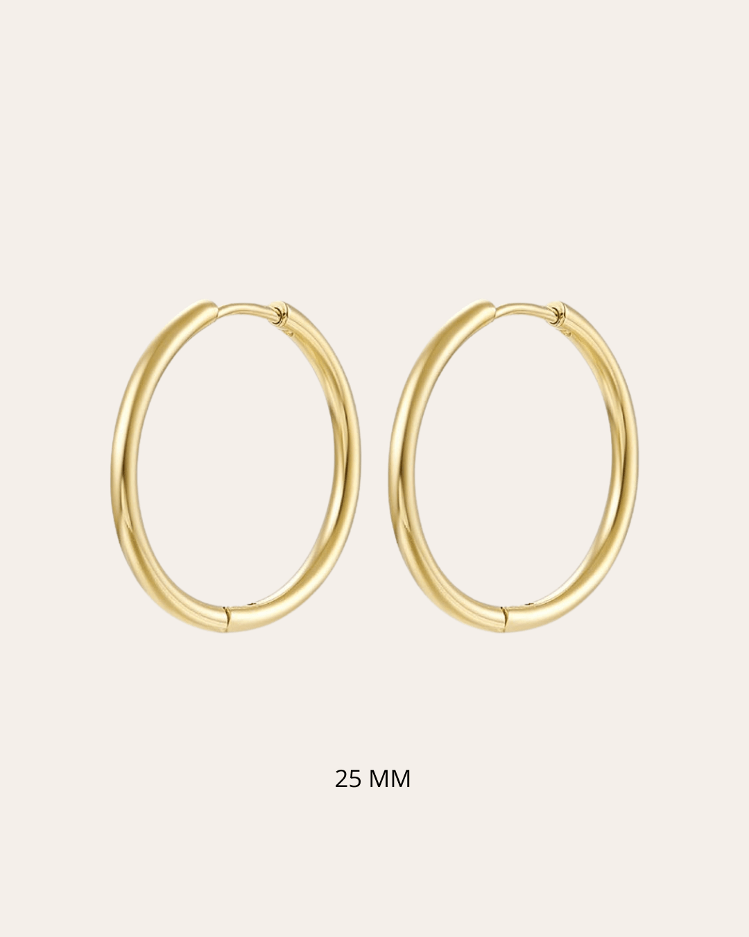 heylove PENDIENTES AROS BASICOS DE ACERO 10-30 MM