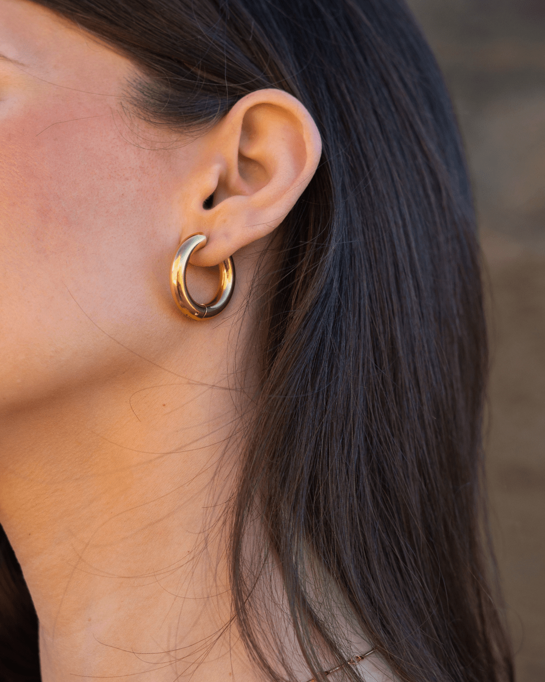 heylove PENDIENTES AROS USUAL ACERO