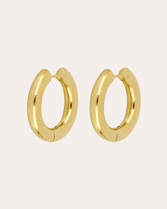 heylove PENDIENTES AROS USUAL ACERO