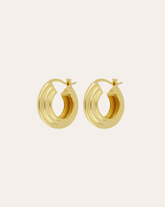 heylove PENDIENTES PENDIENTES AZTECA HOOPS