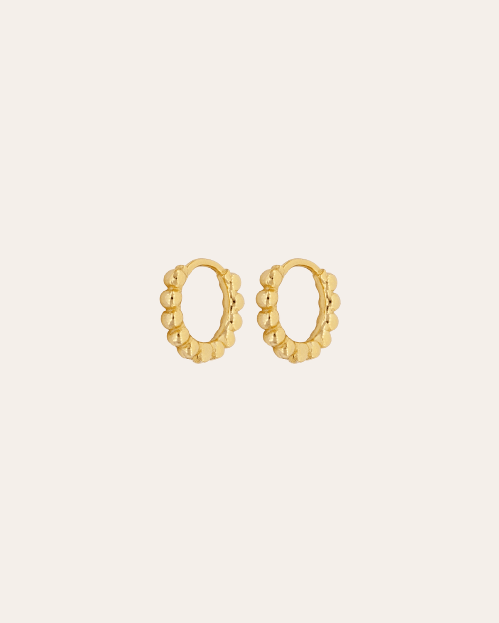 PENDIENTESheylovePENDIENTES MINI BALLS HOOPS 12 13 Y 14 MM | HEYLOVE