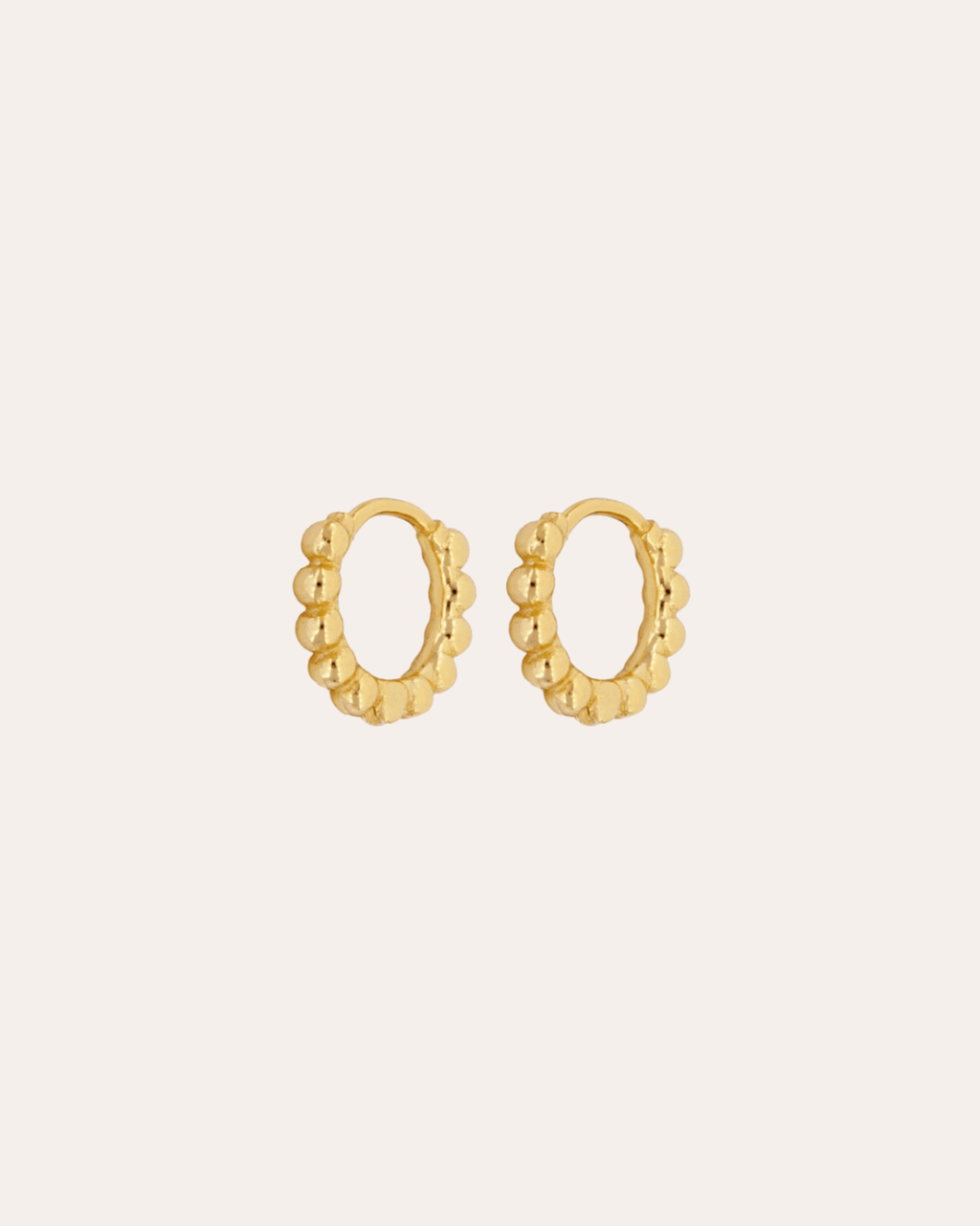 PENDIENTESheylovePENDIENTES MINI BALLS HOOPS 12 13 Y 14 MM | HEYLOVE