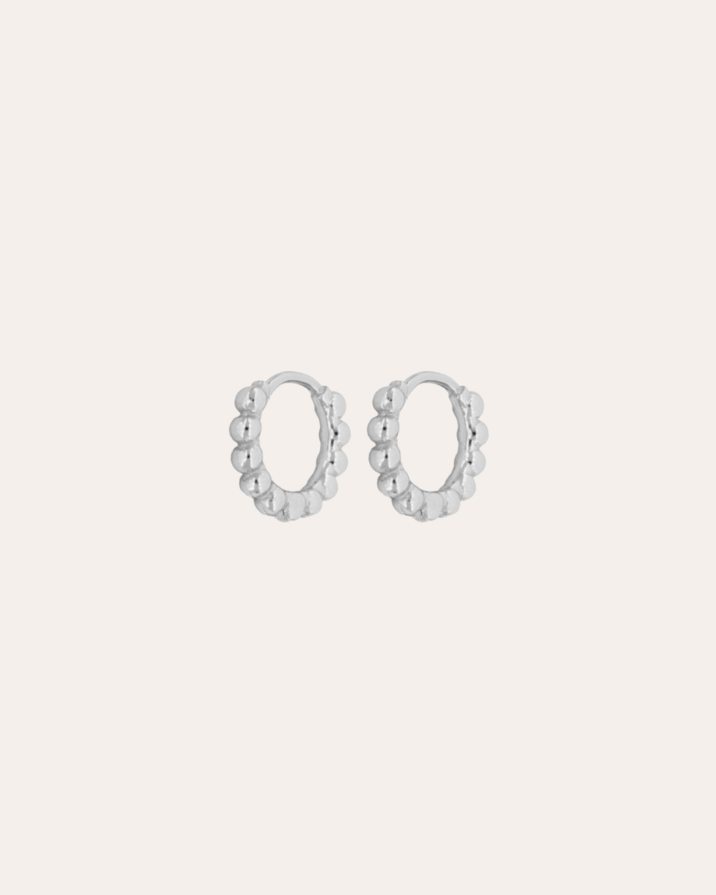 PENDIENTESheylovePENDIENTES MINI BALLS HOOPS 12 13 Y 14 MM | HEYLOVE
