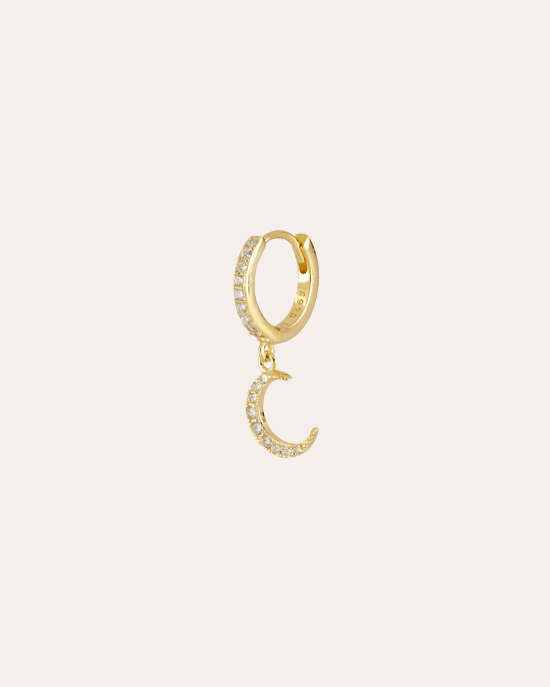 heylove PENDIENTES PENDIENTES BIG COSMIC MOON HOOPS