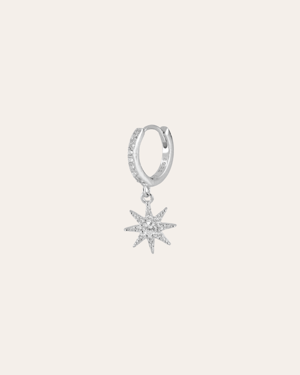 heylove PENDIENTES PENDIENTES BIG COSMIC STAR HOOPS