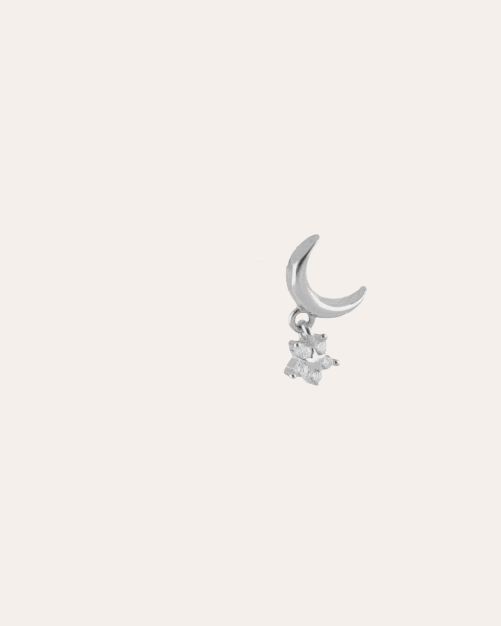 heylove PENDIENTES PENDIENTES LUNA Y ESTRELLA CZ