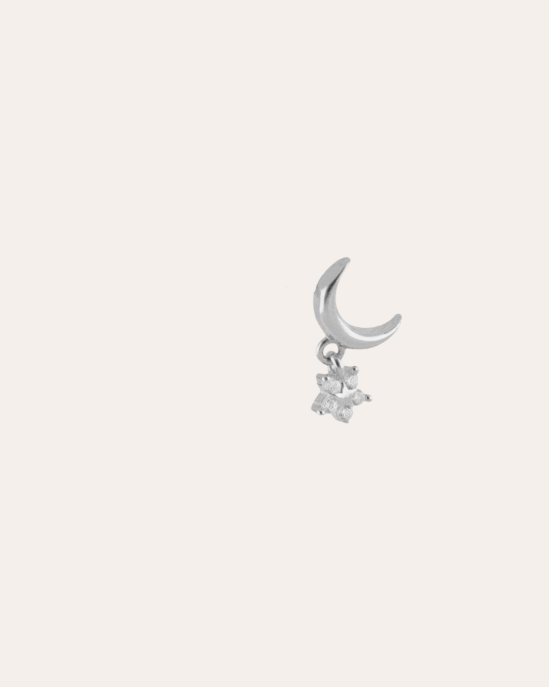 heylove PENDIENTES PENDIENTES LUNA Y ESTRELLA CZ