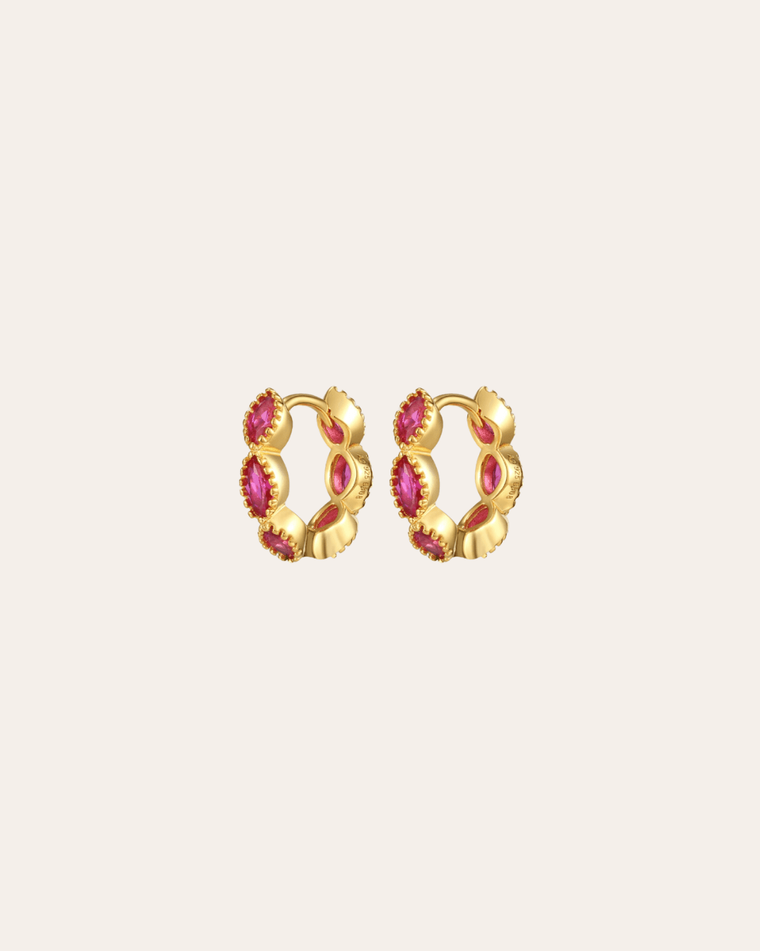 heylove PENDIENTES PENDIENTES MARQUISE HOOPS