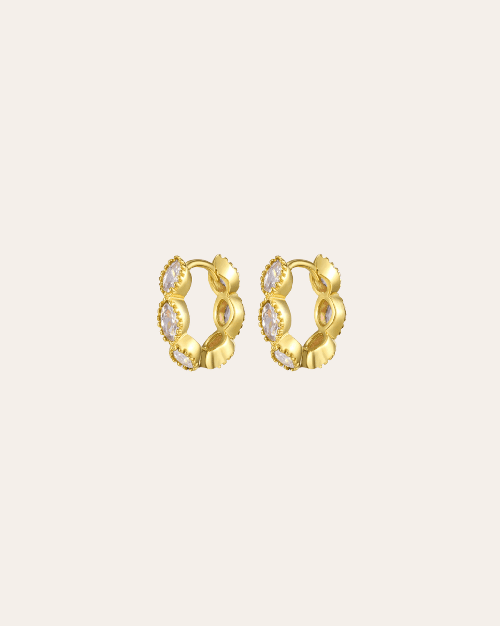 heylove PENDIENTES PENDIENTES MARQUISE HOOPS