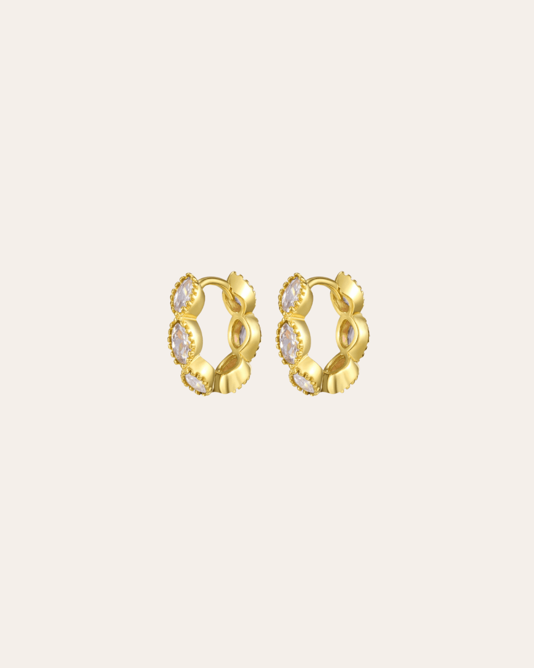 heylove PENDIENTES PENDIENTES MARQUISE HOOPS
