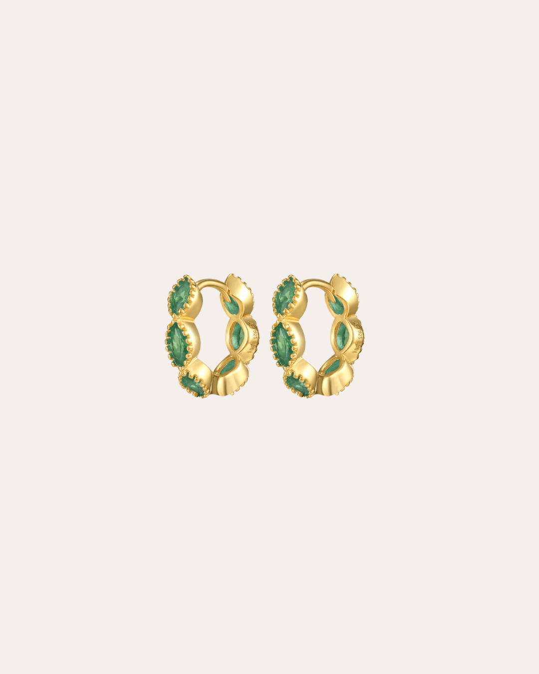 heylove PENDIENTES PENDIENTES MARQUISE HOOPS