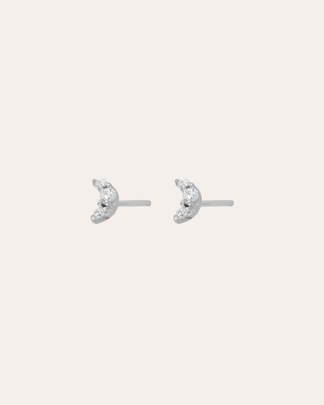 heylove PENDIENTES PENDIENTES MINI CZ MOON