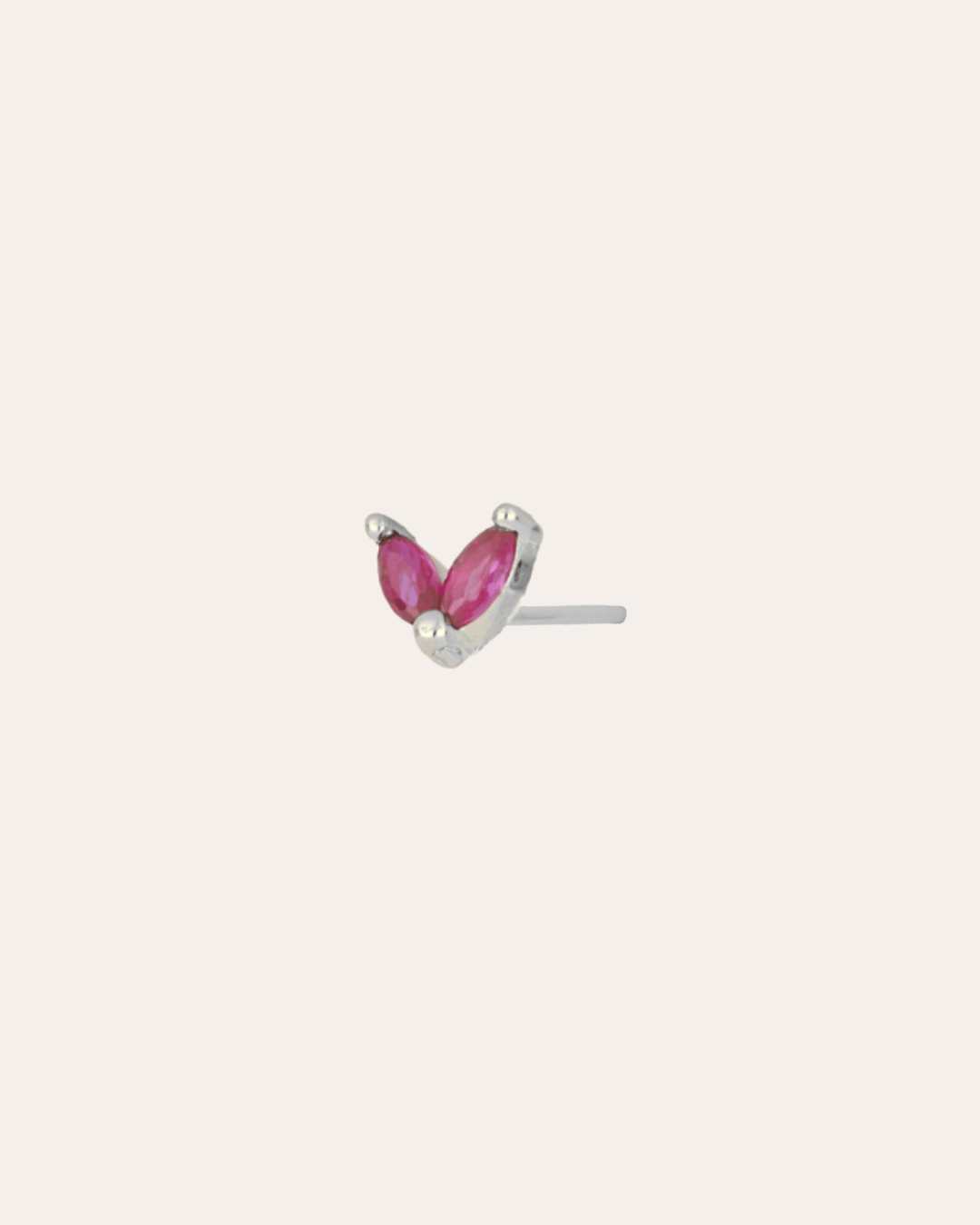 heylove PENDIENTES PENDIENTES MINI HALF FLOWER