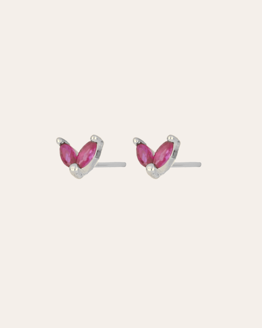 heylove PENDIENTES PENDIENTES MINI HALF FLOWER