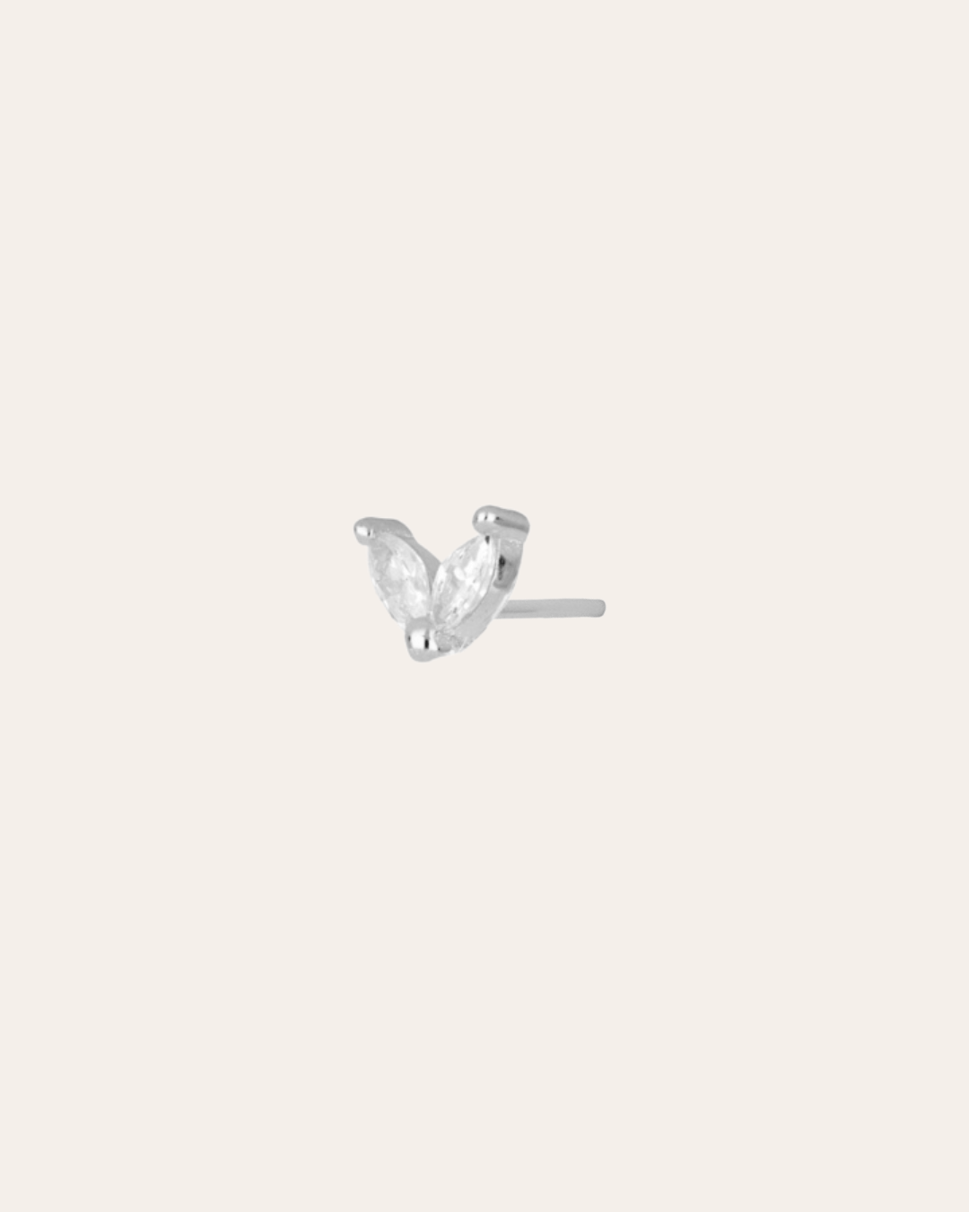 heylove PENDIENTES PENDIENTES MINI HALF FLOWER