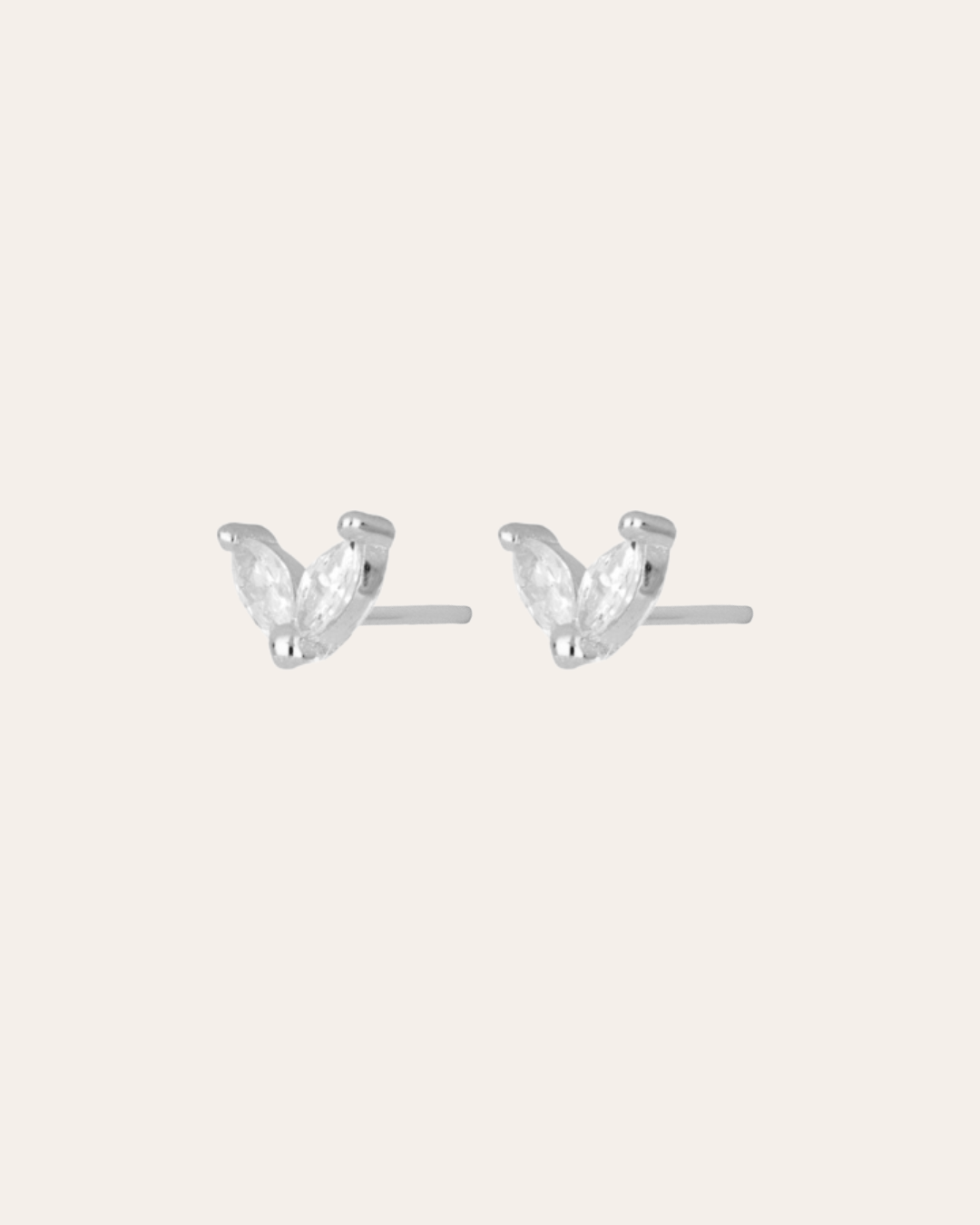 heylove PENDIENTES PENDIENTES MINI HALF FLOWER
