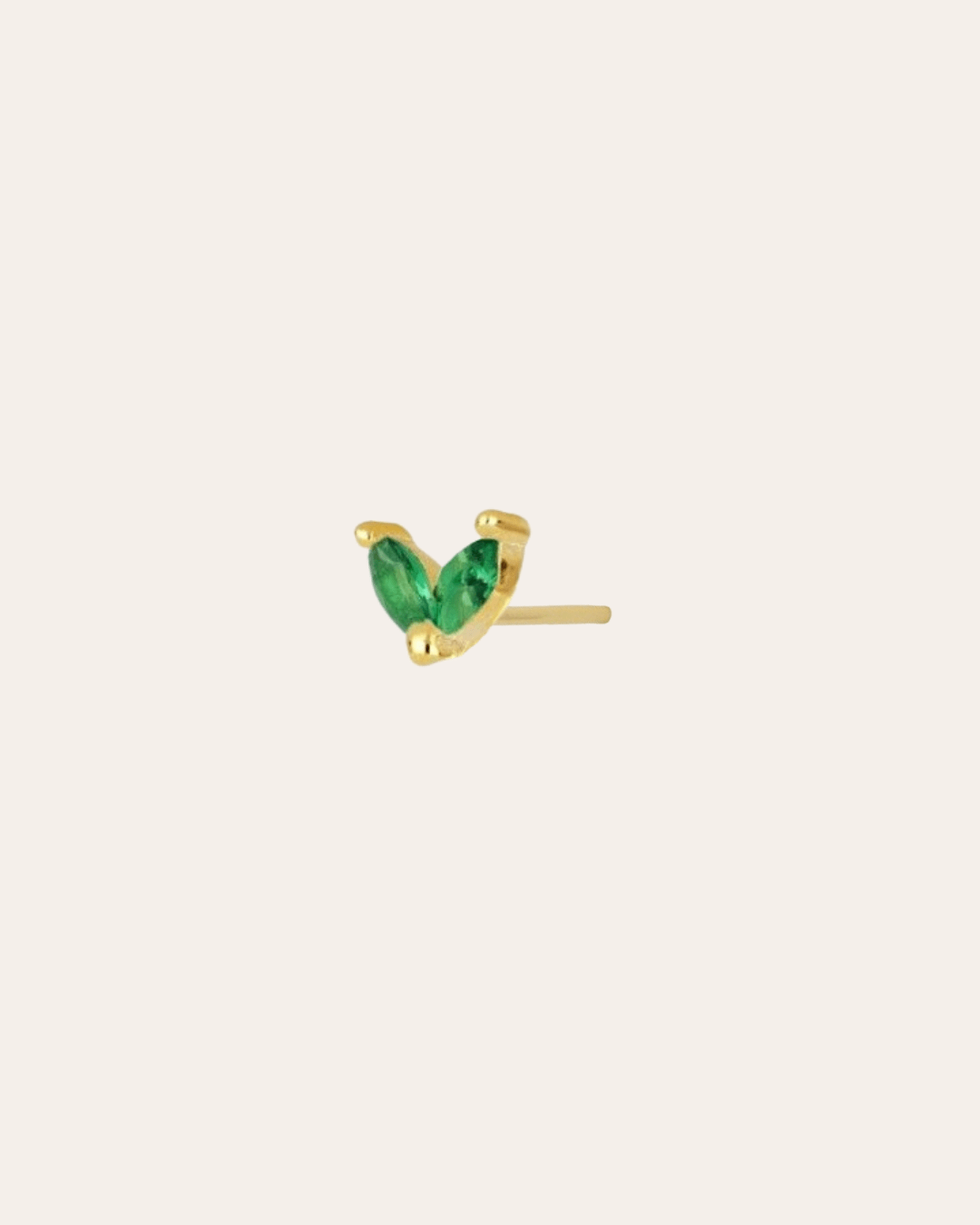 heylove PENDIENTES PENDIENTES MINI HALF FLOWER