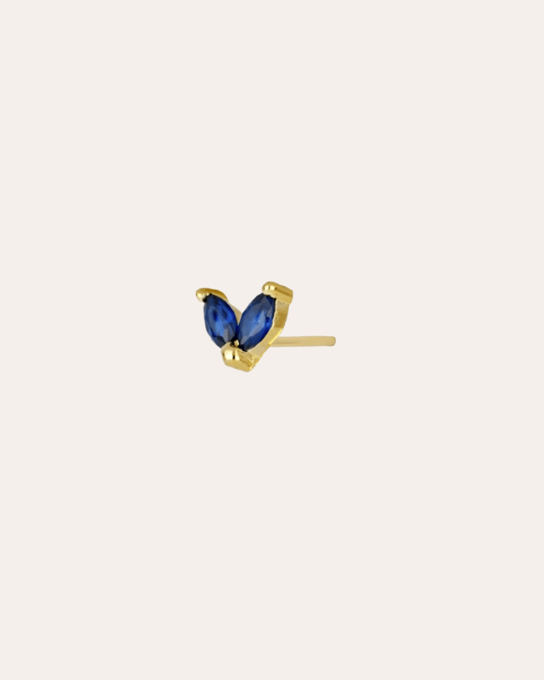 heylove PENDIENTES PENDIENTES MINI HALF FLOWER