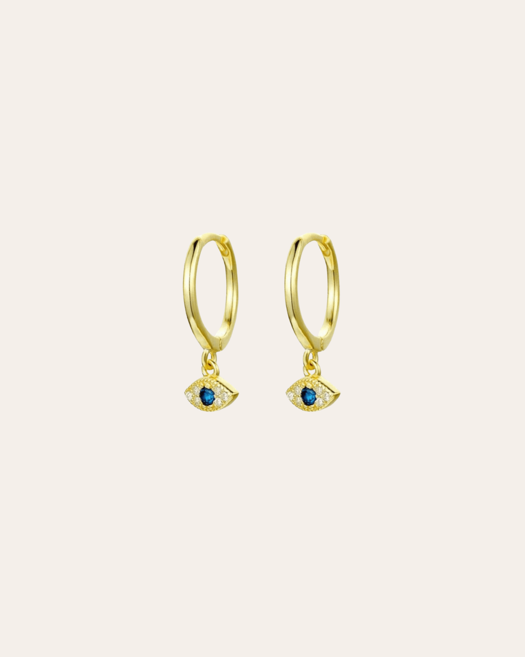 heylove PENDIENTES PENDIENTES MINI HOOPS EYES CZ