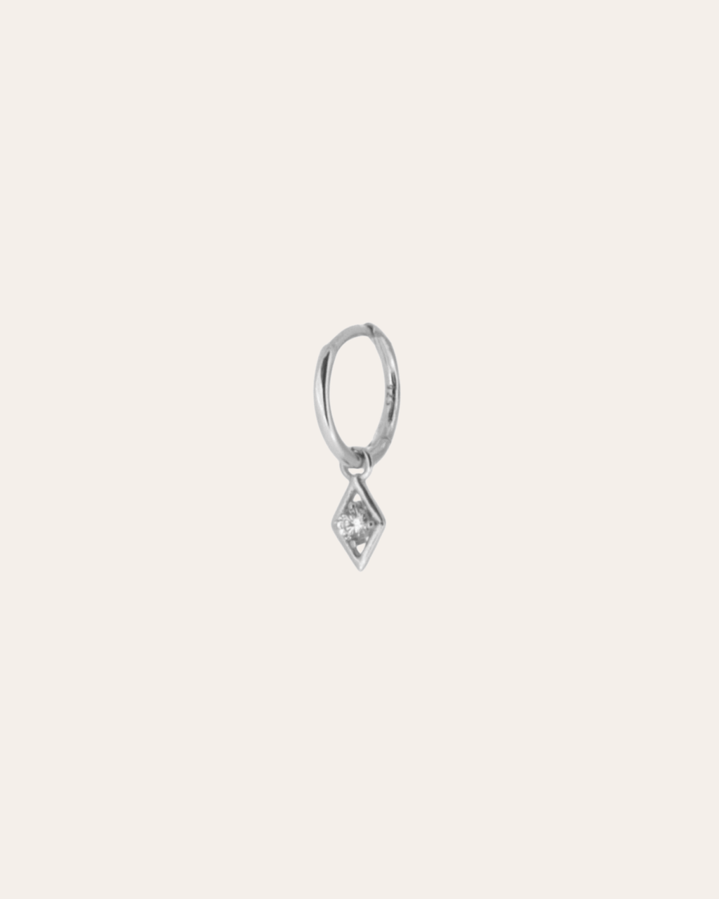 heylove PENDIENTES PENDIENTES MINI HOOPS ROMBO