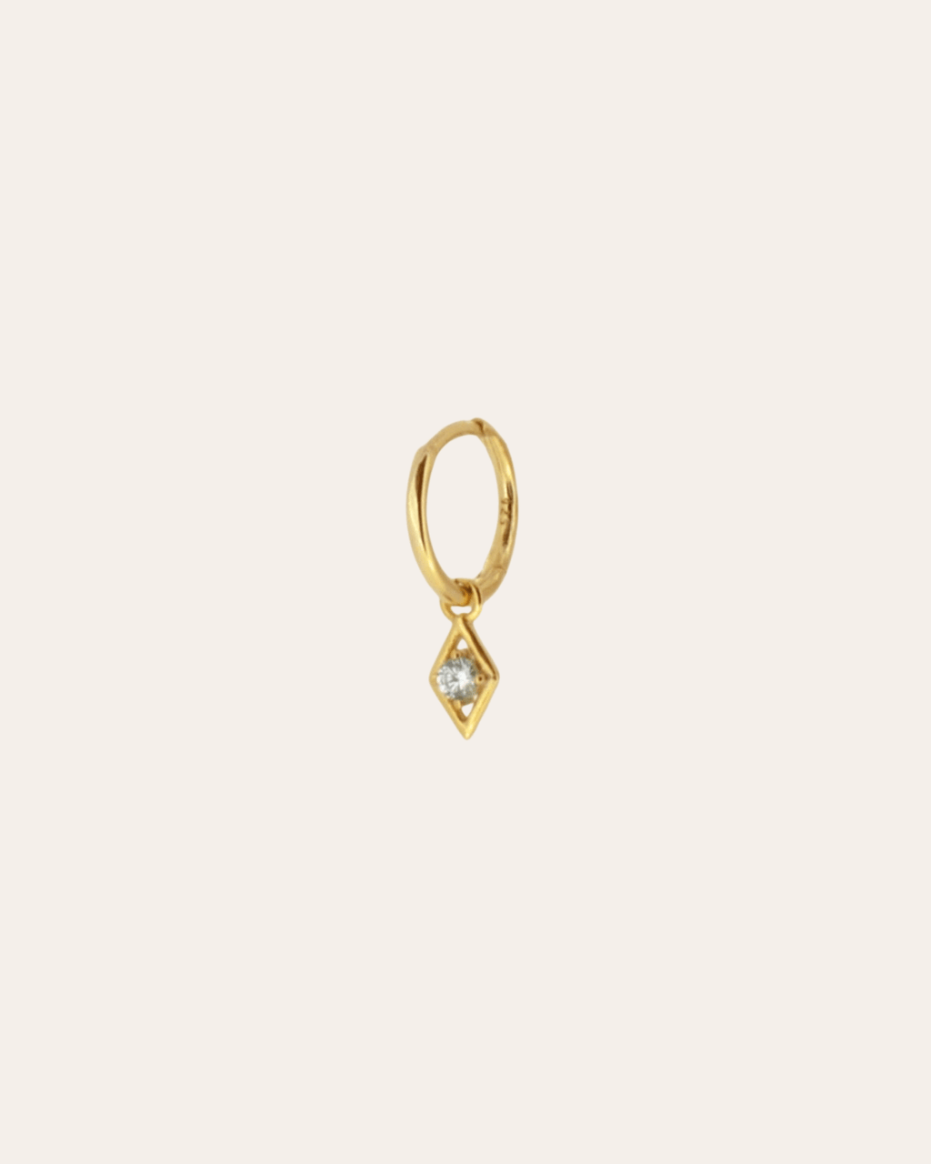 heylove PENDIENTES PENDIENTES MINI HOOPS ROMBO