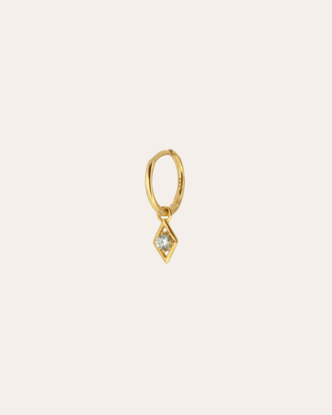 heylove PENDIENTES PENDIENTES MINI HOOPS ROMBO