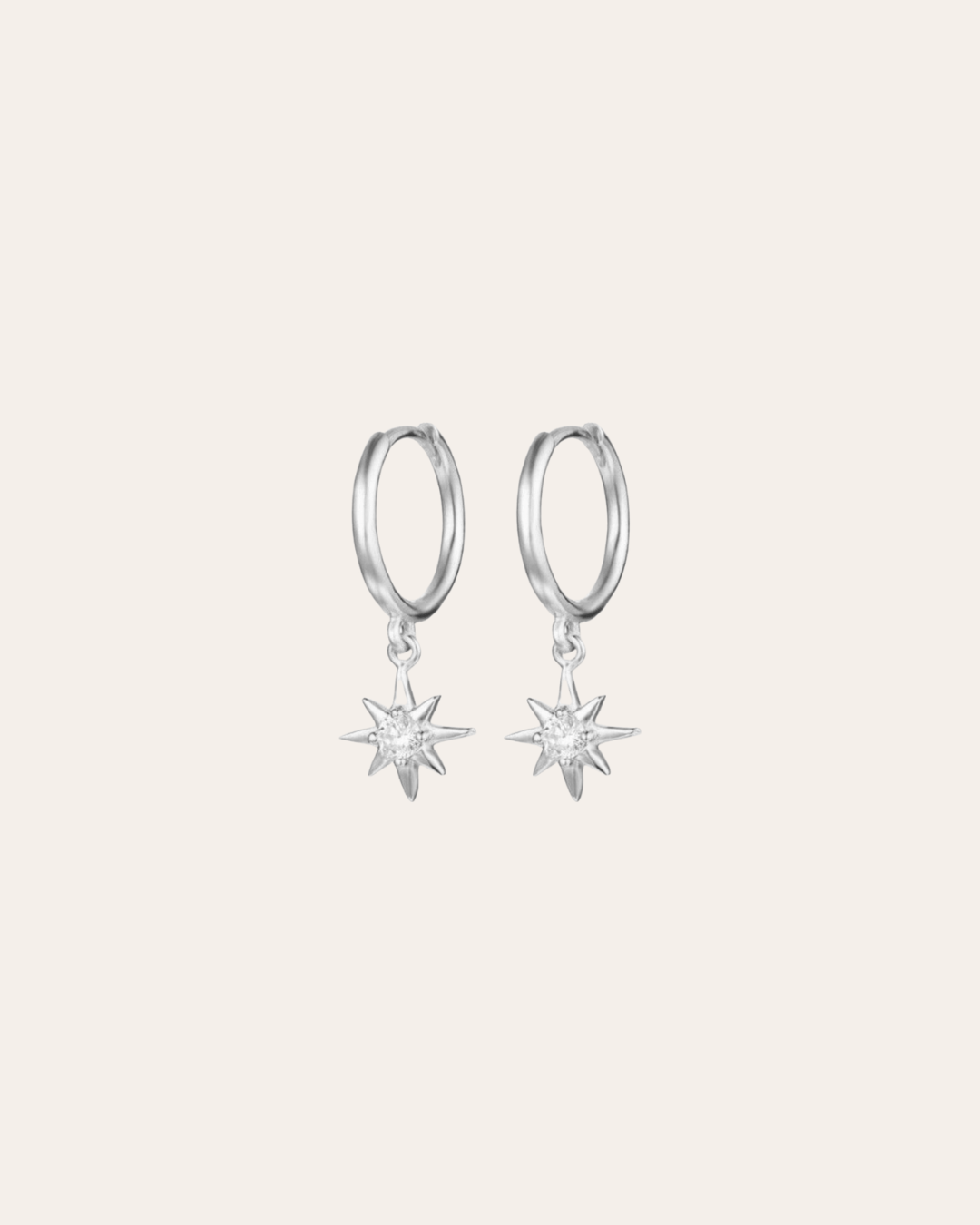 heylove PENDIENTES PENDIENTES MINI HOOPS STAR