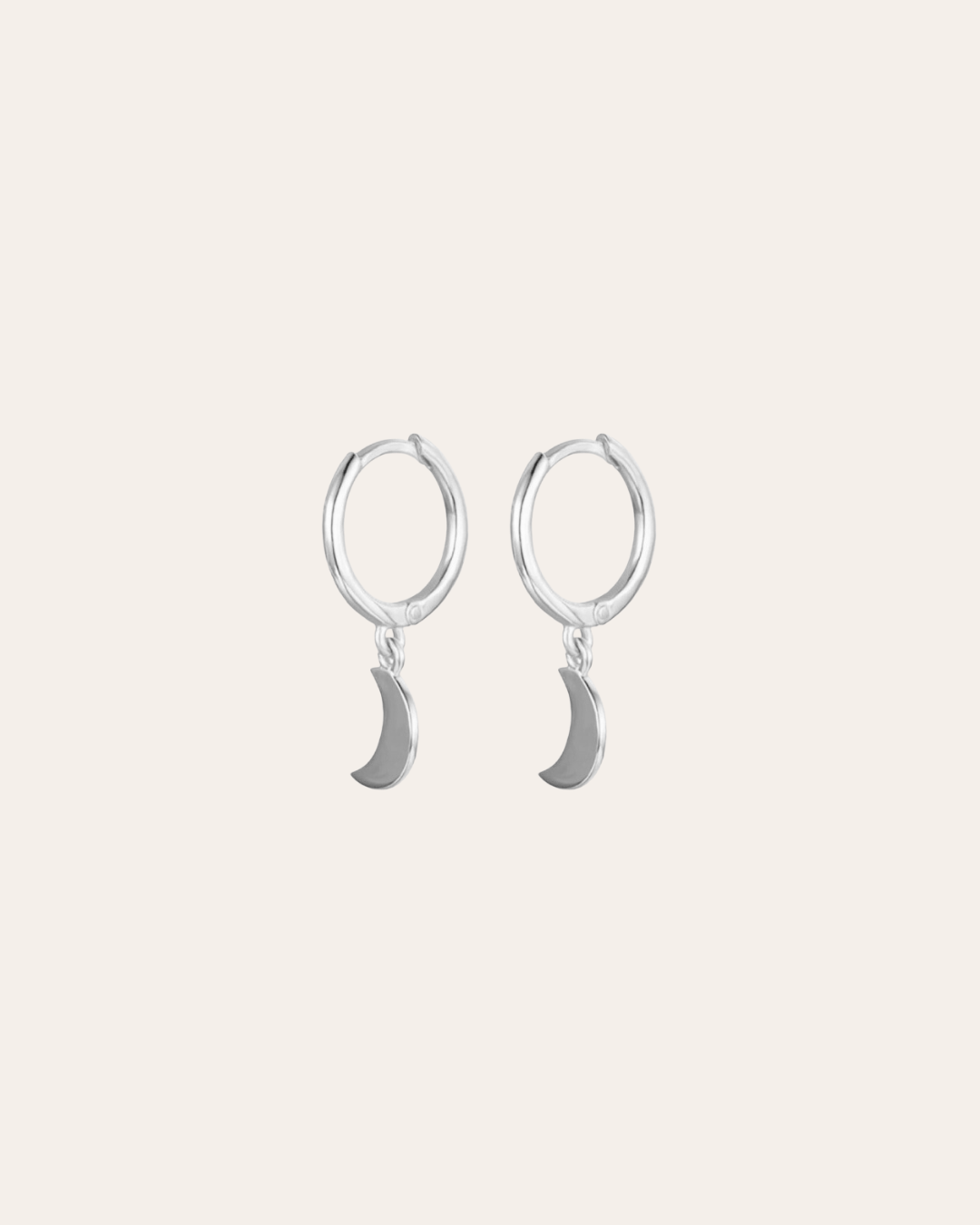 heylove PENDIENTES PENDIENTES MINI LUNA HOOPS