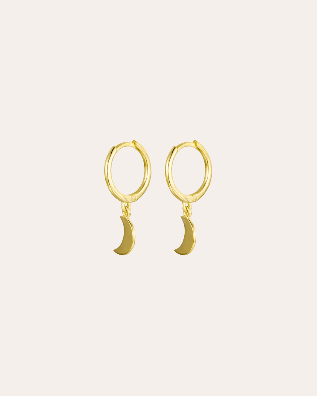heylove PENDIENTES PENDIENTES MINI LUNA HOOPS