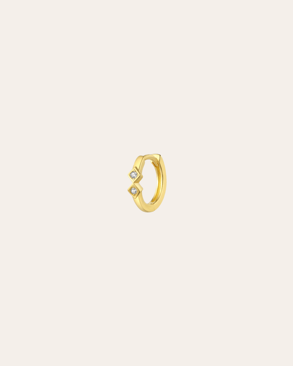 heylove PENDIENTES PENDIENTES MINI ROMBOS HOOPS