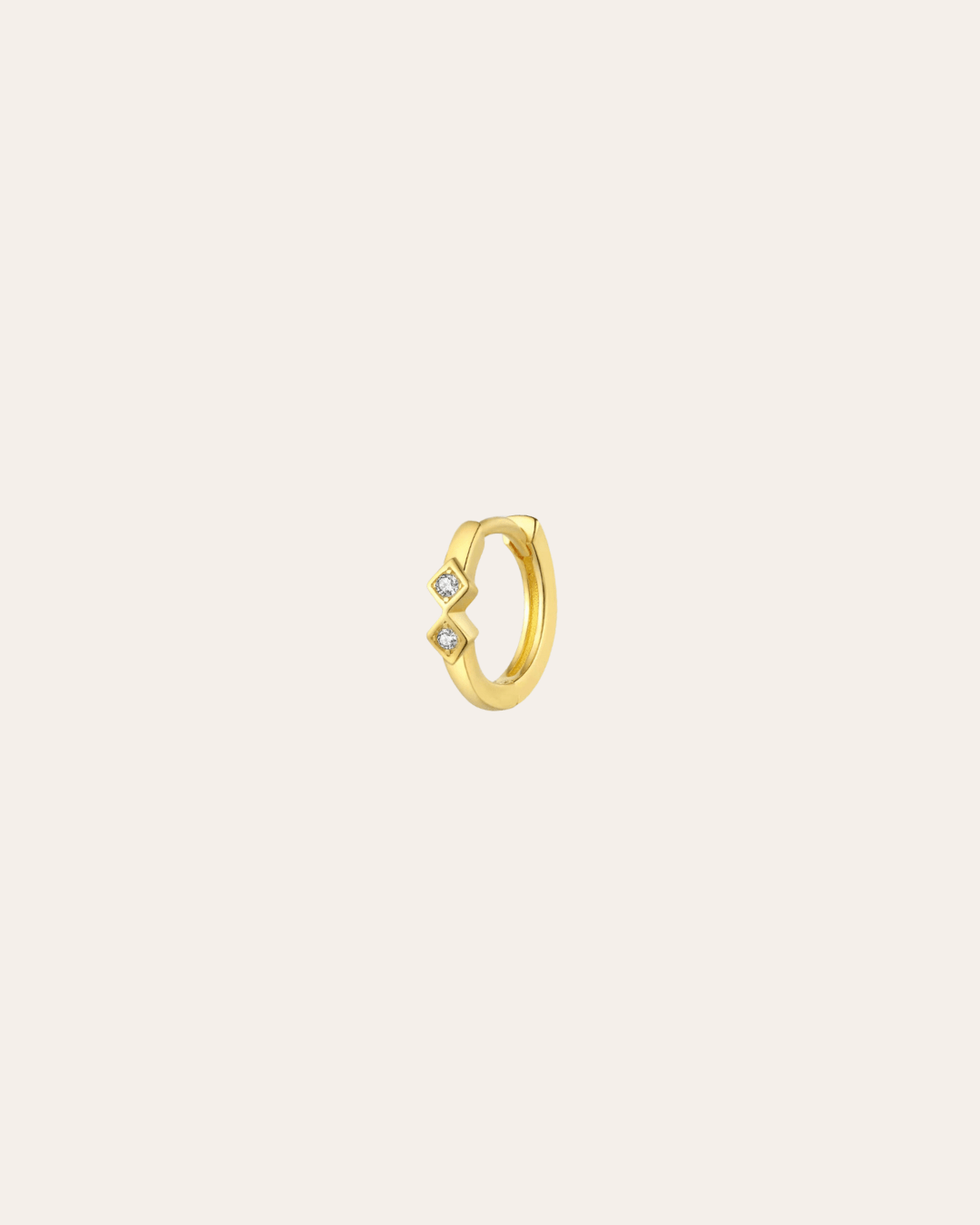 heylove PENDIENTES PENDIENTES MINI ROMBOS HOOPS