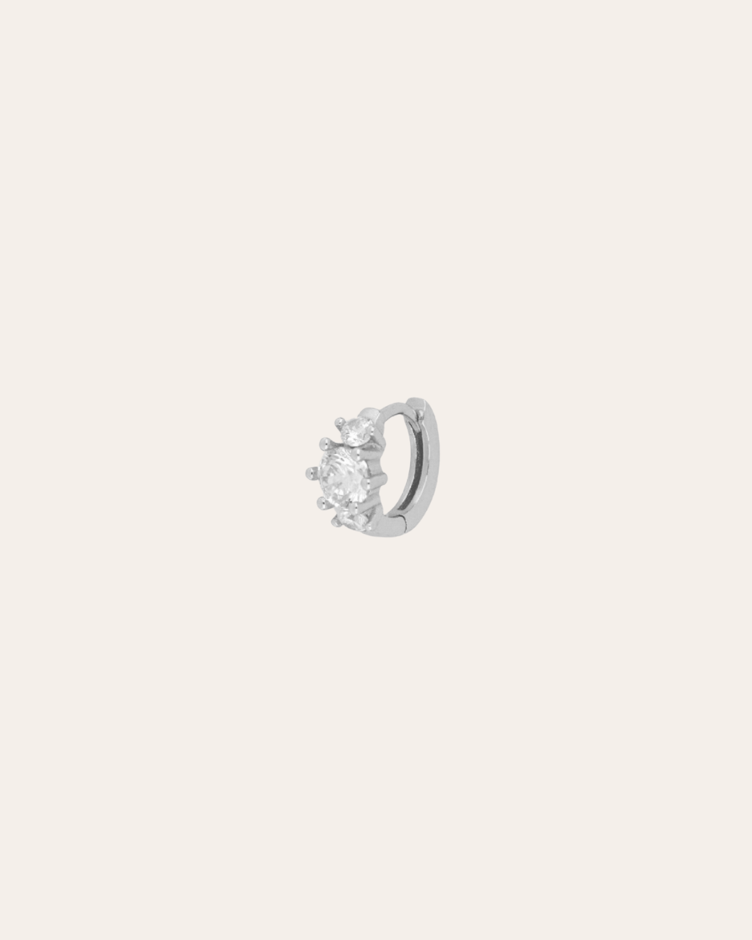 heylove PENDIENTES PENDIENTES MINI TRIPLE CZ HOOPS