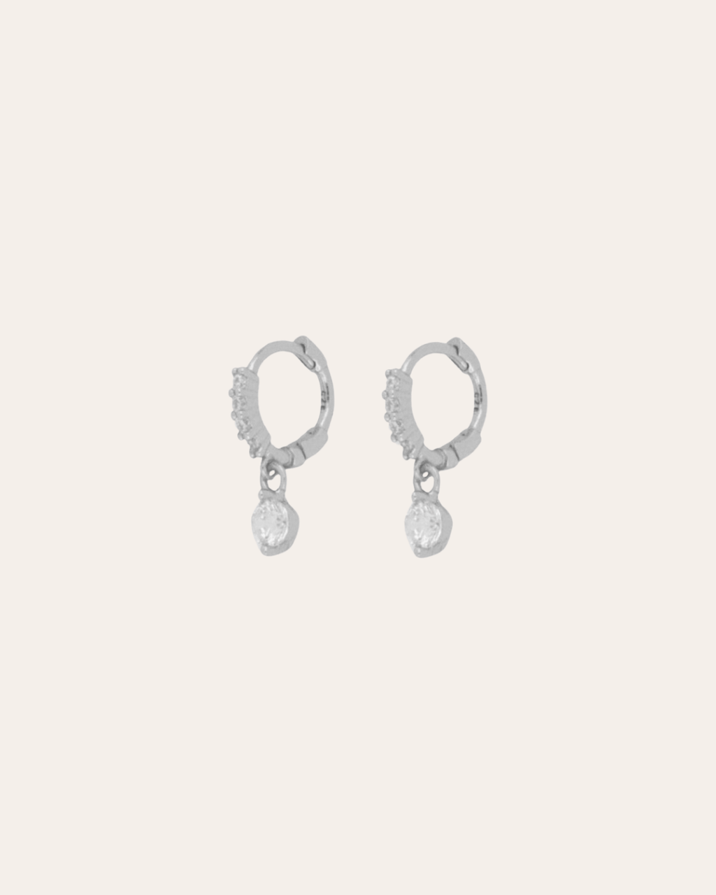 heylove PENDIENTES PENDIENTES ONE MINI CZ HOOPS