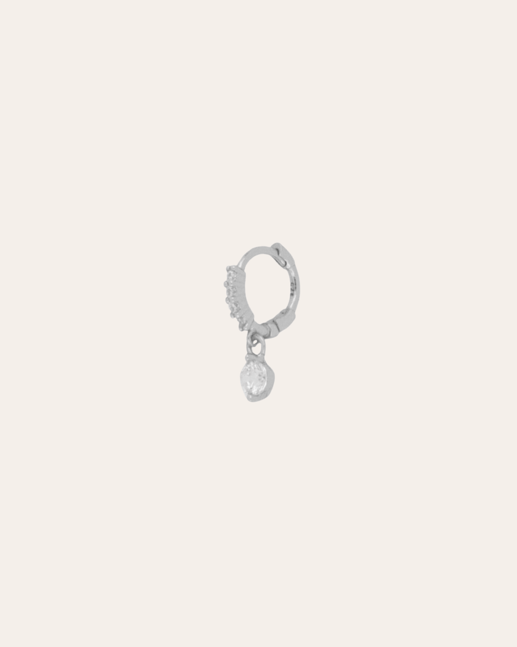 heylove PENDIENTES PENDIENTES ONE MINI CZ HOOPS