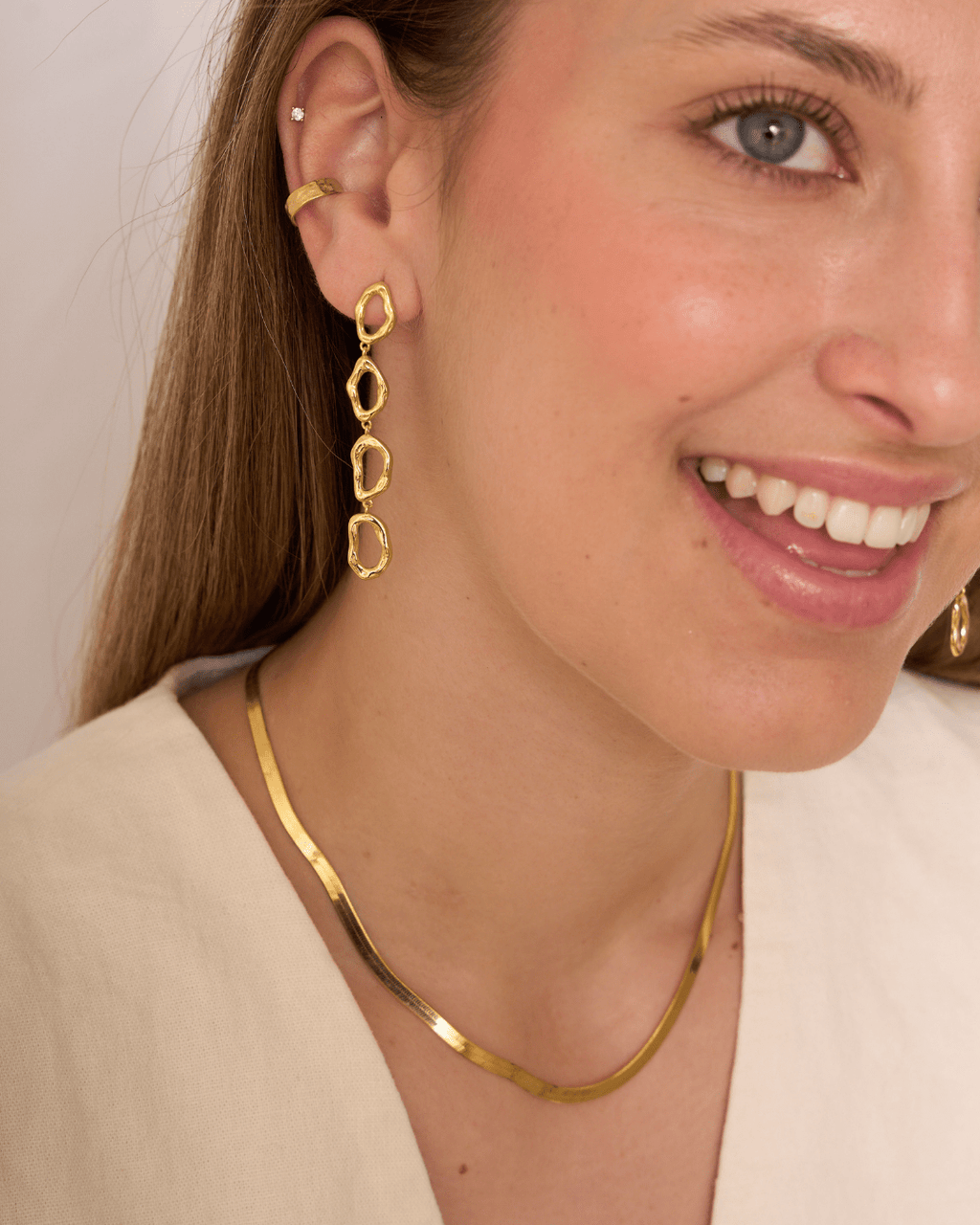 heylove PENDIENTES PENDIENTES OVAL MELT