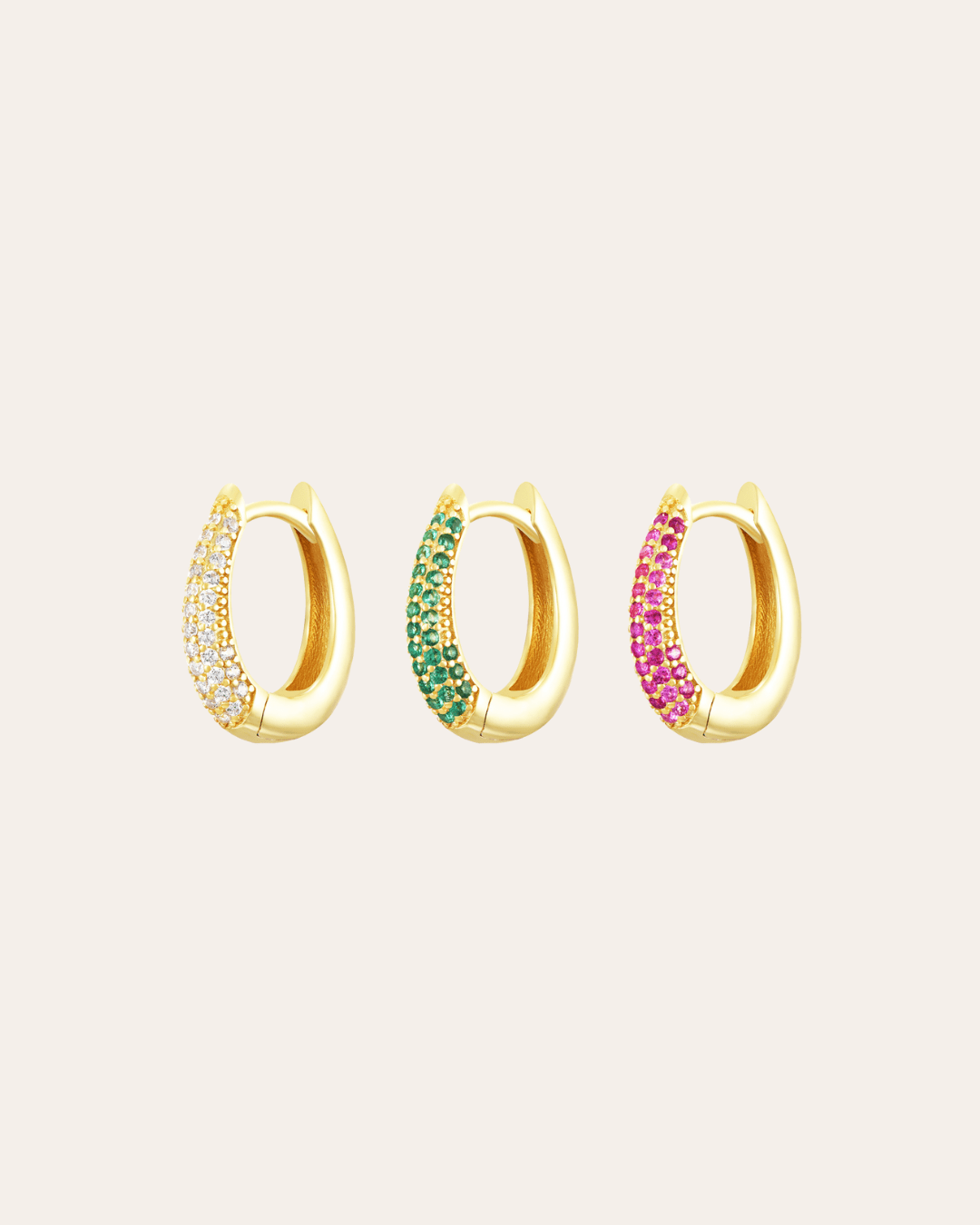 heylove PENDIENTES PENDIENTES OVAL REVE