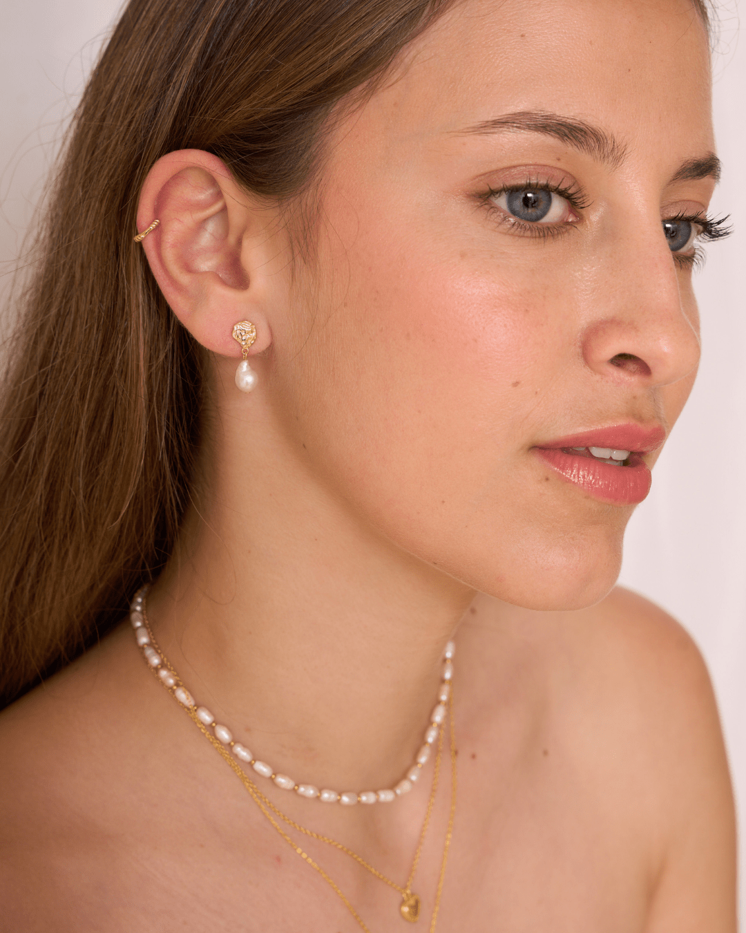 heylove PENDIENTES PENDIENTES PERLA MARTELE