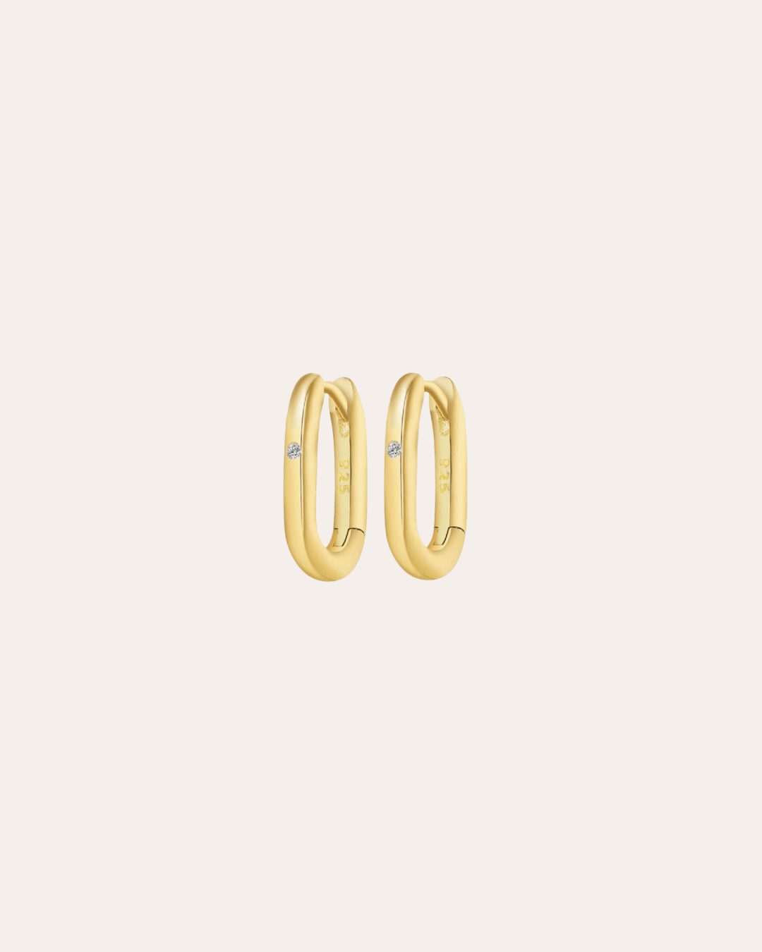 heylove PENDIENTES PENDIENTES RECTANGLE CZ HOOPS