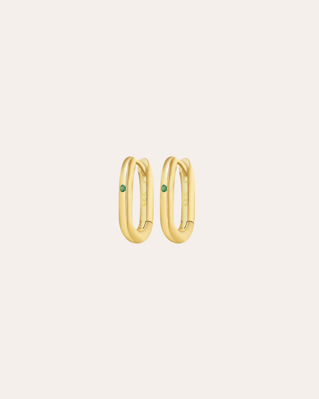 heylove PENDIENTES PENDIENTES RECTANGLE CZ HOOPS