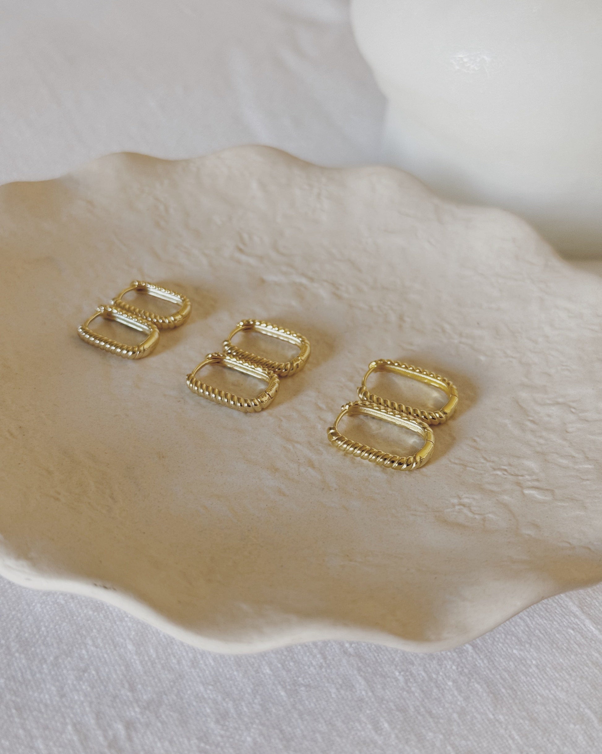 heylove PENDIENTES PENDIENTES RECTANGLE VINTAGE 12/14/16 MM