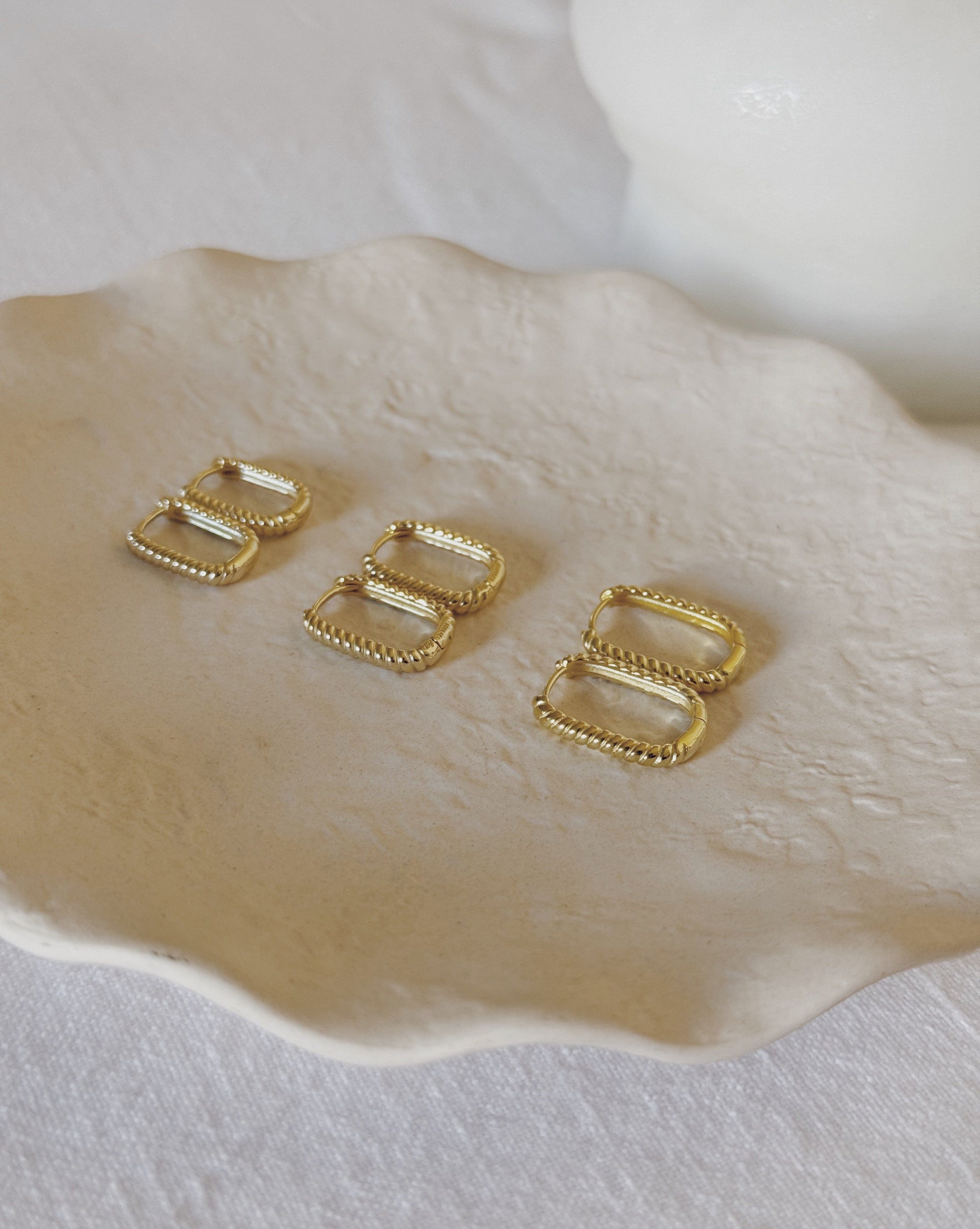 heylove PENDIENTES PENDIENTES RECTANGLE VINTAGE 12/14/16 MM