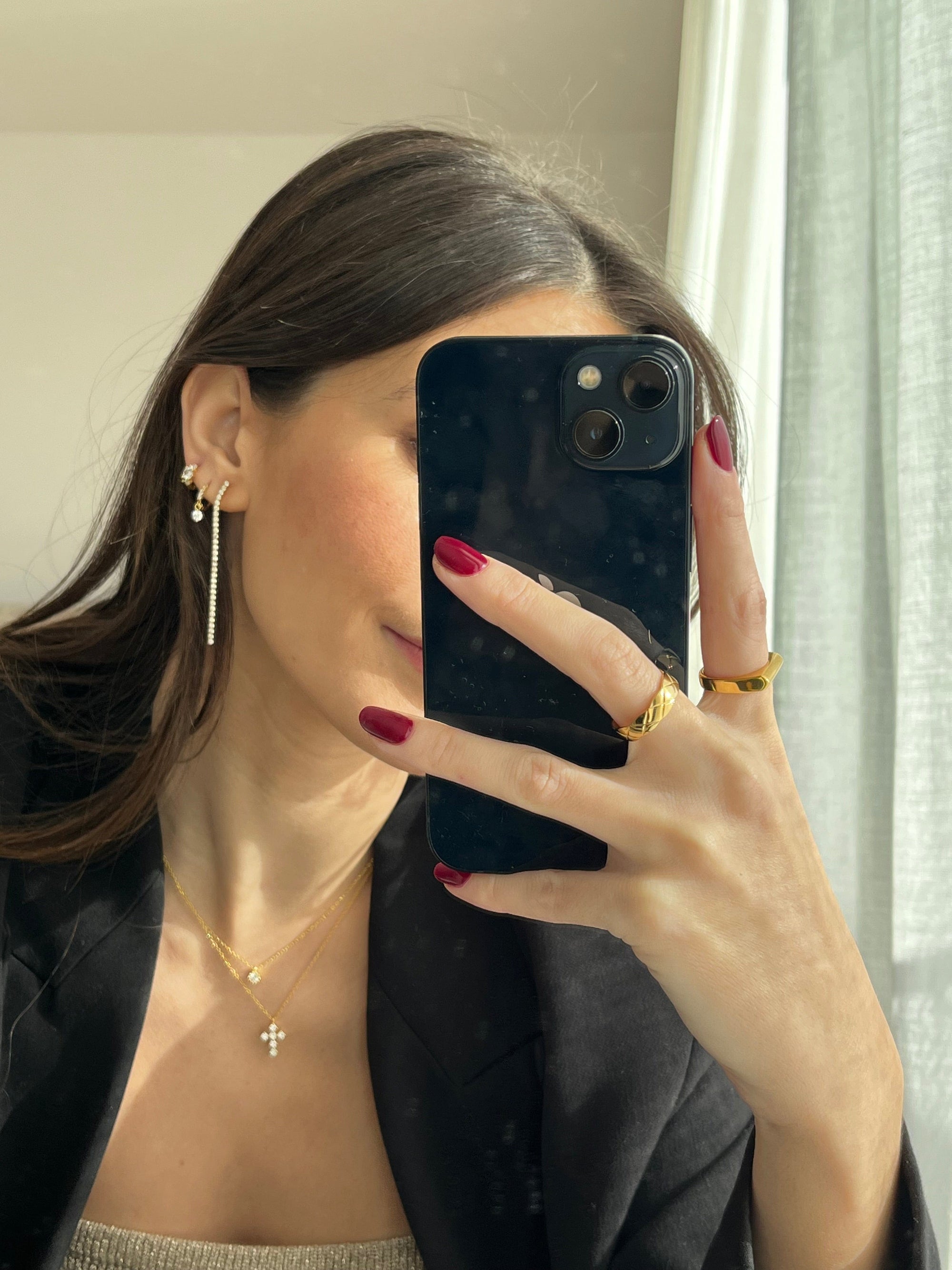 heylove PENDIENTES PENDIENTES RIVIERE GRANDES