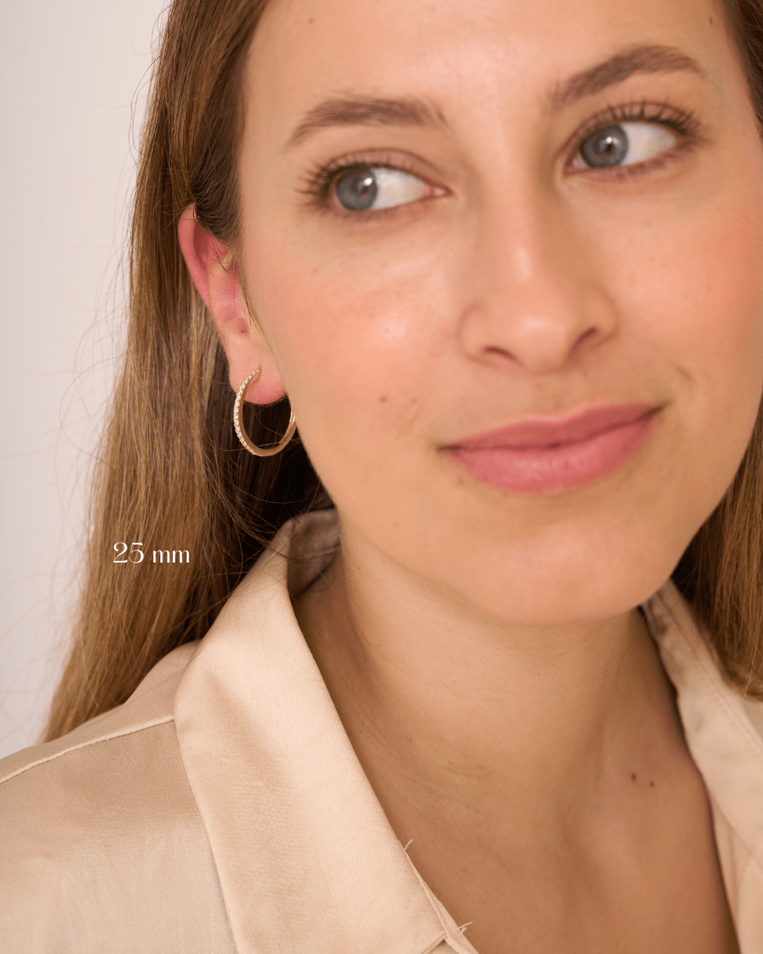 heylove PENDIENTES PENDIENTES RIVIERE HOOPS 8 TAMAÑOS