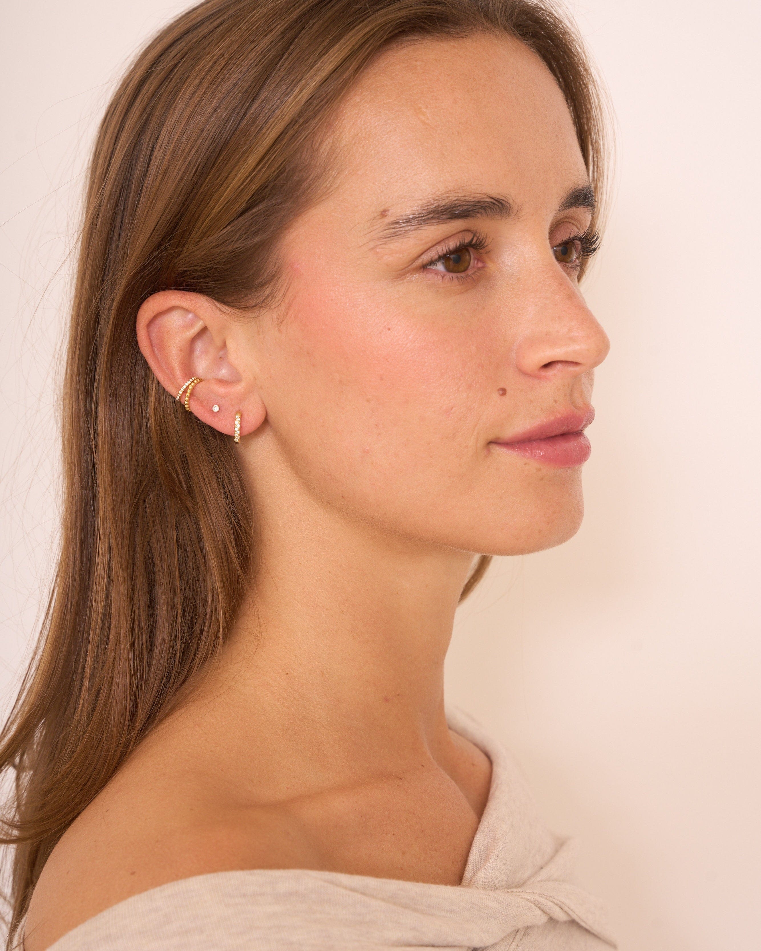 heylove PENDIENTES PENDIENTES RIVIERE TRENZA