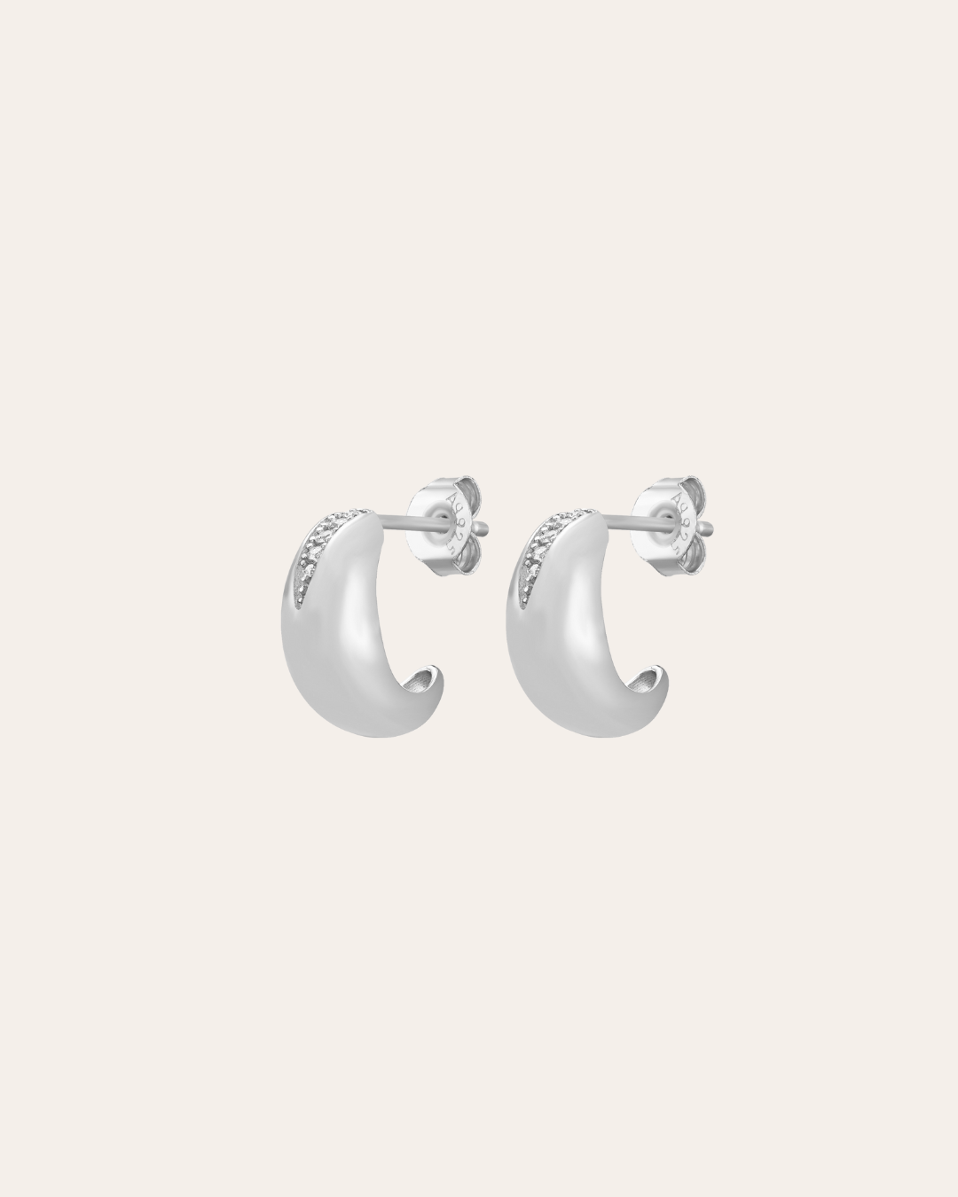 heylove PENDIENTES PENDIENTES SEMI ARO CZ