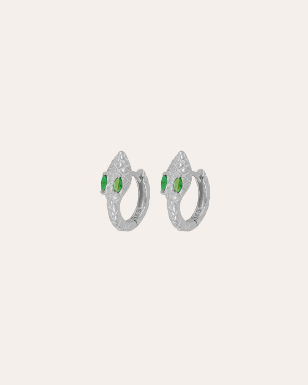 heylove PENDIENTES PENDIENTES SNAKE EYES HOOPS