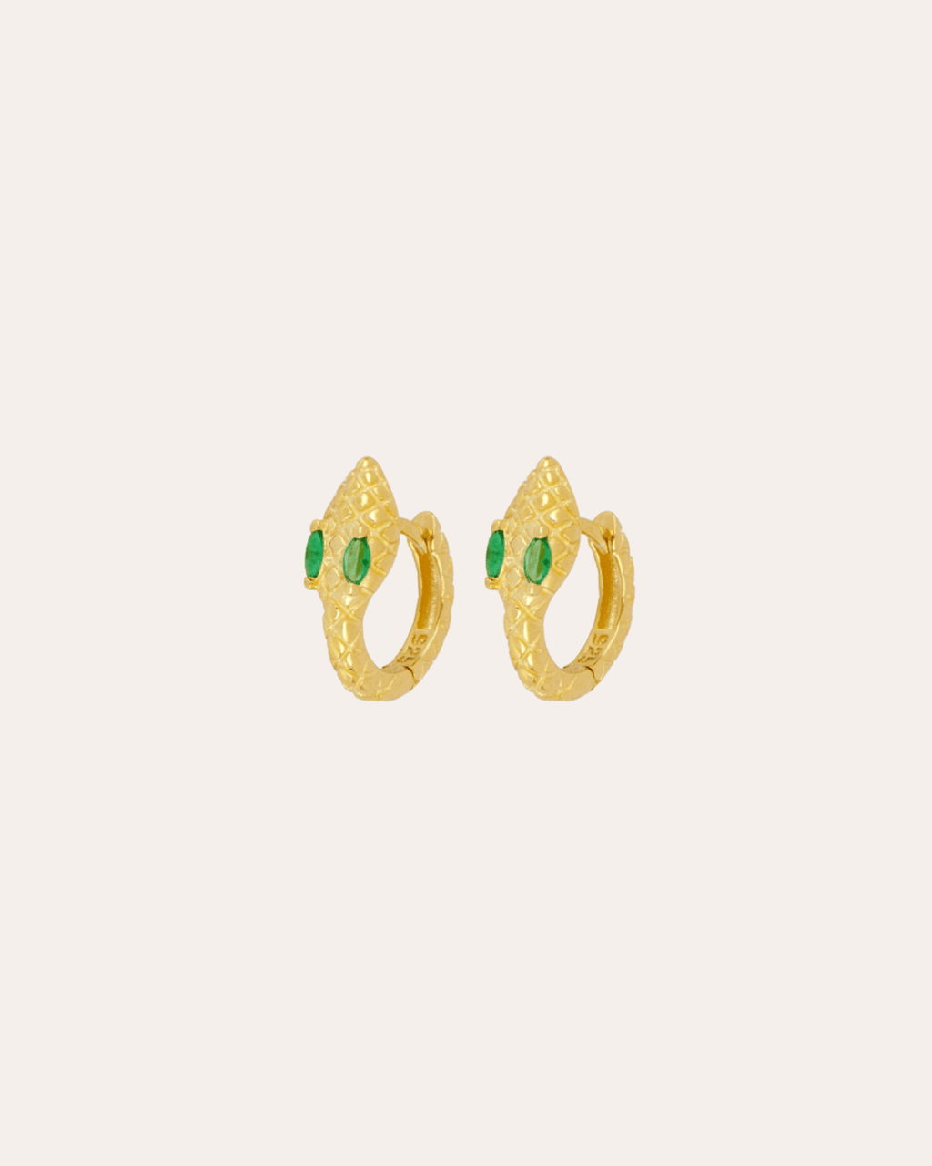 heylove PENDIENTES PENDIENTES SNAKE EYES HOOPS