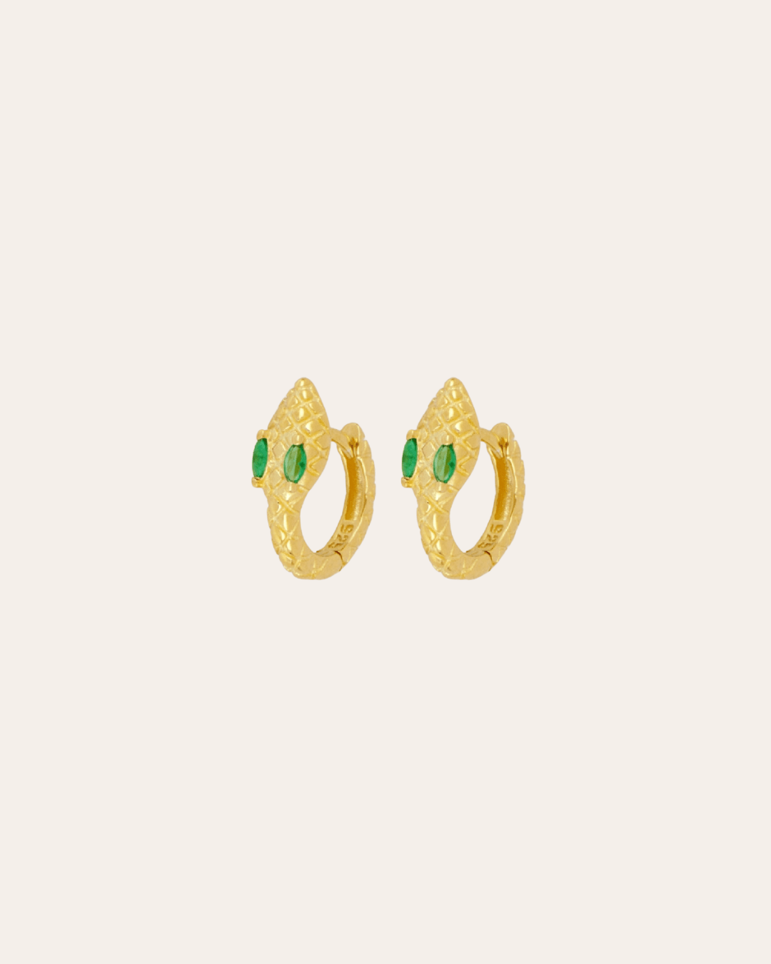 heylove PENDIENTES PENDIENTES SNAKE EYES HOOPS